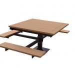 琼斯·阿达（Jones Ada）野餐T桌在美国再生塑料万博体育登陆