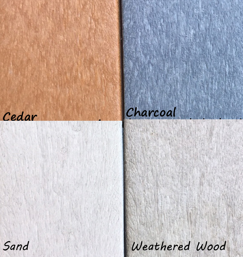 Color Chart for American Recycled Plastic